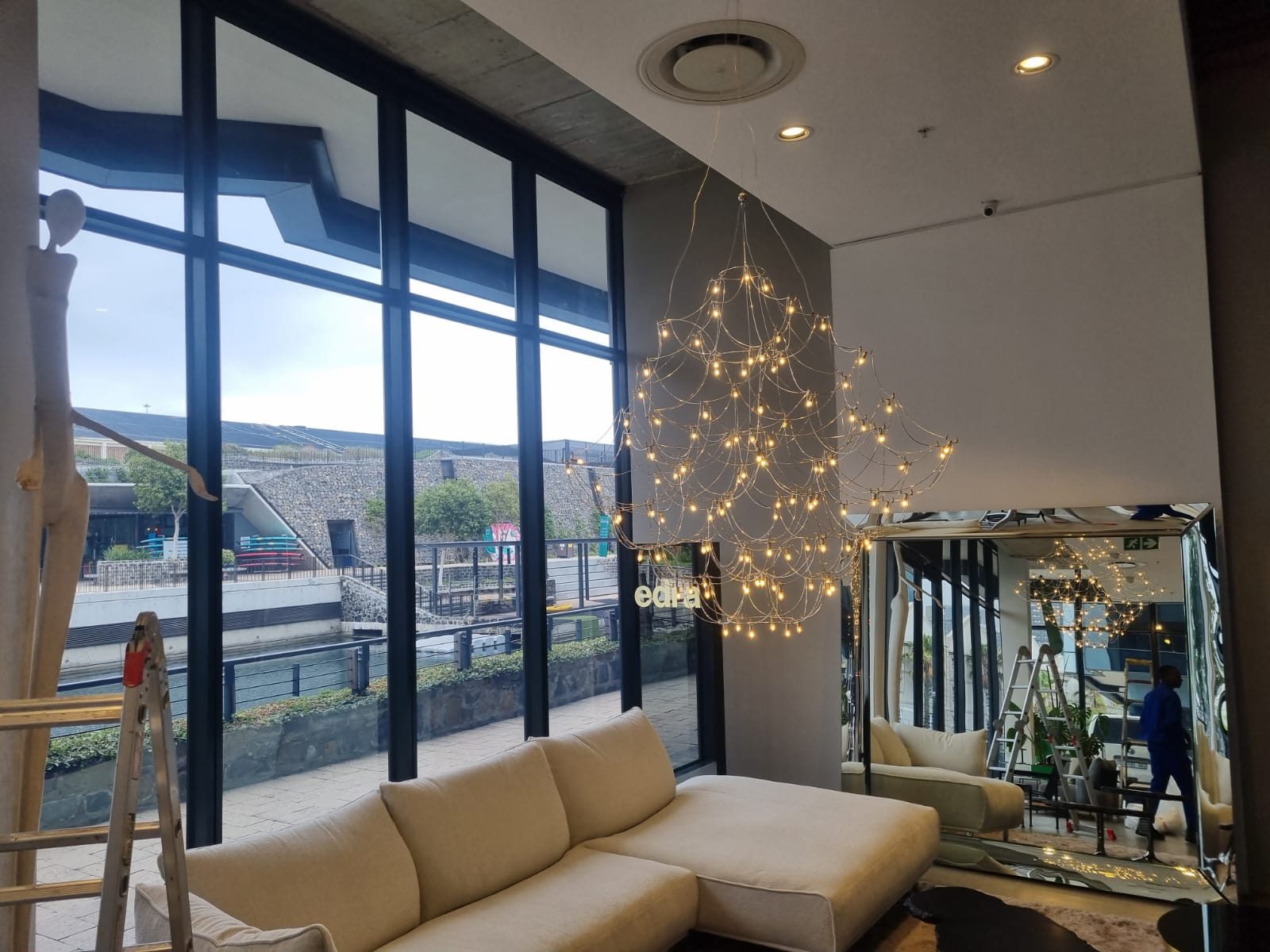 Residential interior with feature lighting installed by Kays Electrical